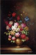 unknow artist Floral, beautiful classical still life of flowers.100 USA oil painting reproduction